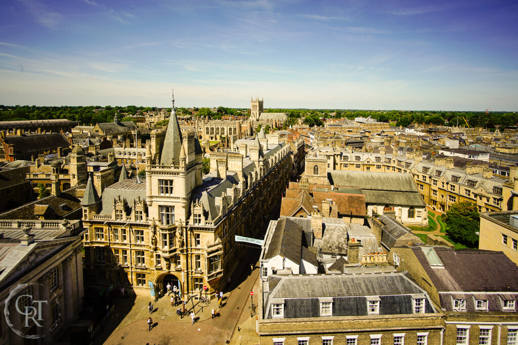 View from St Mary's church